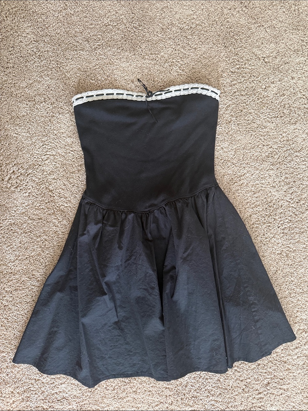 Strapless Black Aerie Dress